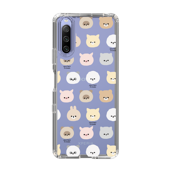 スリムプロテクションケース［ mofmofriends - フェイス ］