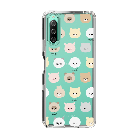 スリムプロテクションケース［ mofmofriends - フェイス ］