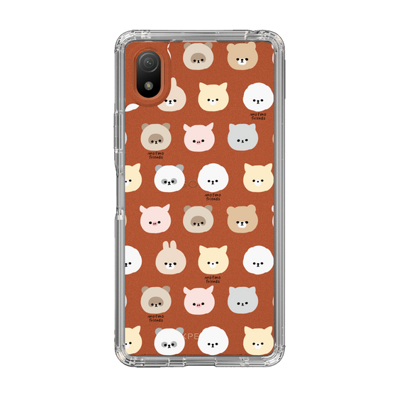 スリムプロテクションケース［ mofmofriends - フェイス ］