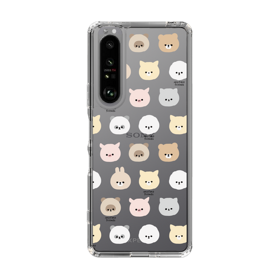 スリムプロテクションケース［ mofmofriends - フェイス ］