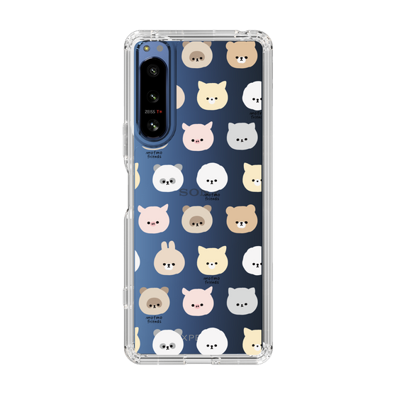 スリムプロテクションケース［ mofmofriends - フェイス ］