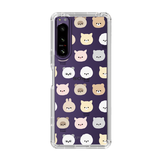 スリムプロテクションケース［ mofmofriends - フェイス ］