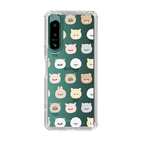 スリムプロテクションケース［ mofmofriends - フェイス ］