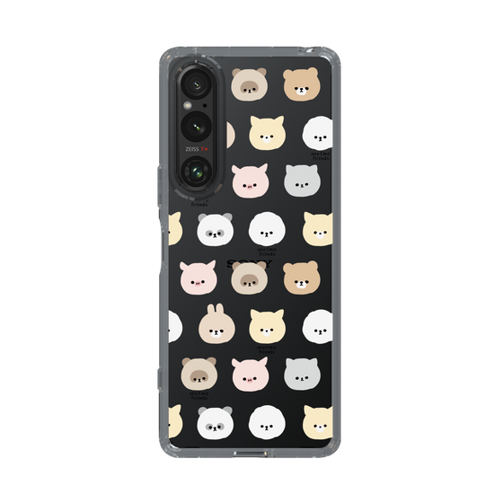 スリムプロテクションケース［ mofmofriends - フェイス ］