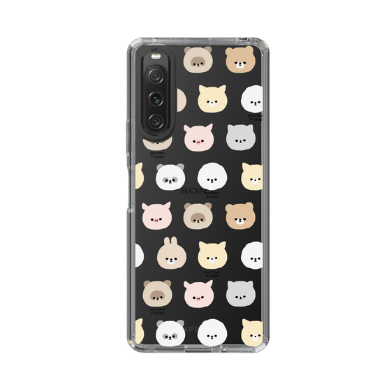 スリムプロテクションケース［ mofmofriends - フェイス ］