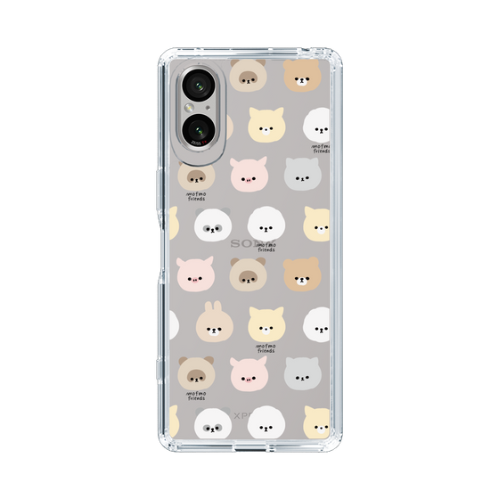 スリムプロテクションケース［ mofmofriends - フェイス ］