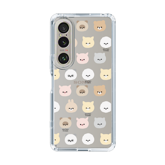 スリムプロテクションケース［ mofmofriends - フェイス ］