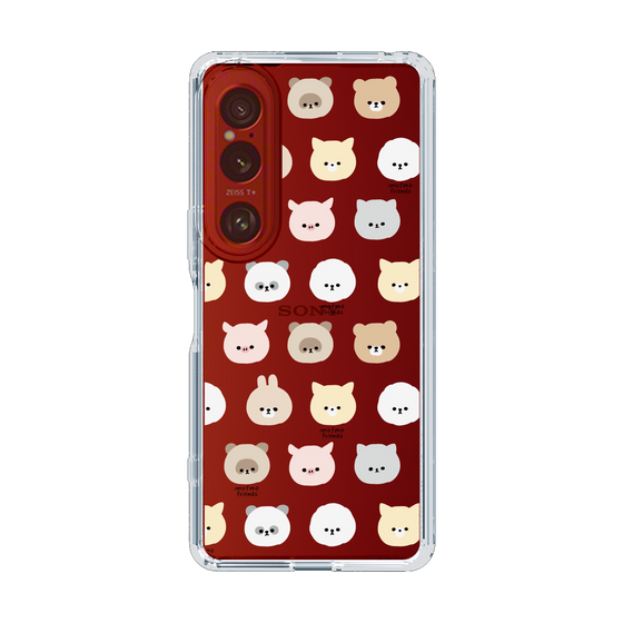 スリムプロテクションケース［ mofmofriends - フェイス ］