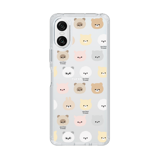 スリムプロテクションケース［ mofmofriends - フェイス ］