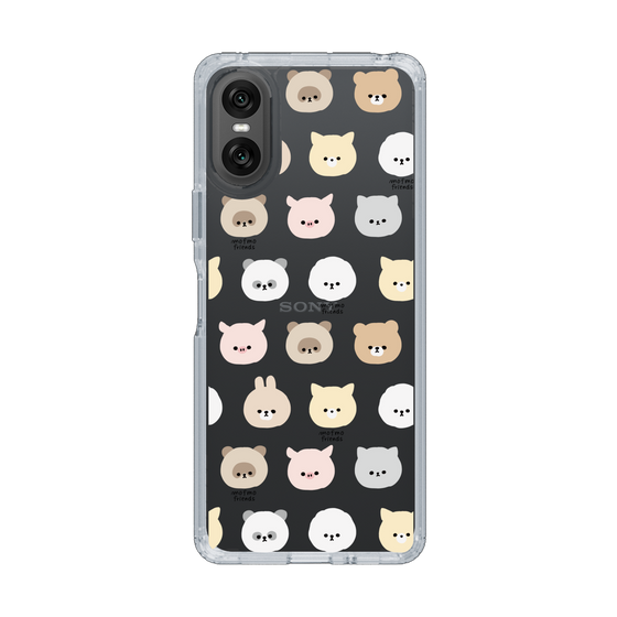 スリムプロテクションケース［ mofmofriends - フェイス ］
