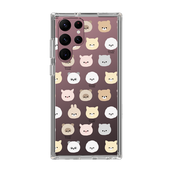スリムプロテクションケース［ mofmofriends - フェイス ］