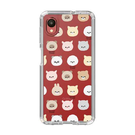 スリムプロテクションケース［ mofmofriends - フェイス ］