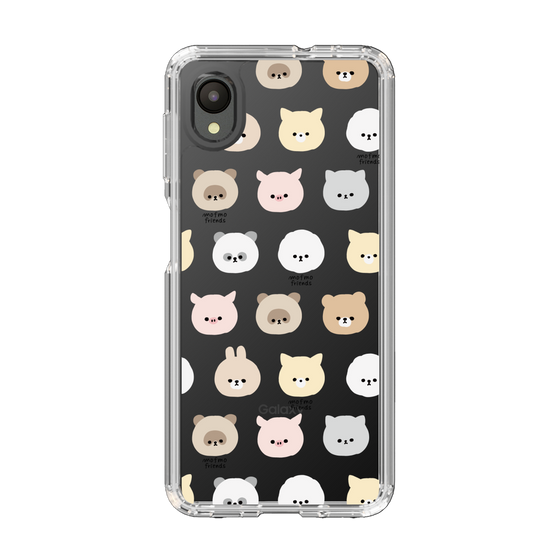 スリムプロテクションケース［ mofmofriends - フェイス ］