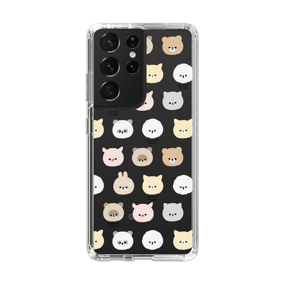 スリムプロテクションケース［ mofmofriends - フェイス ］