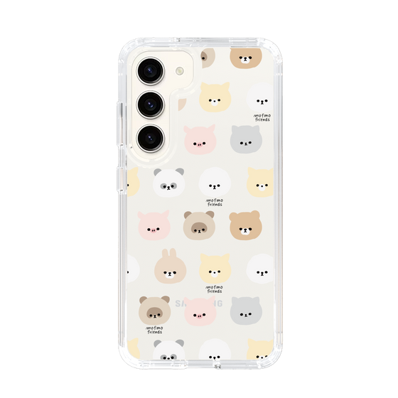スリムプロテクションケース［ mofmofriends - フェイス ］