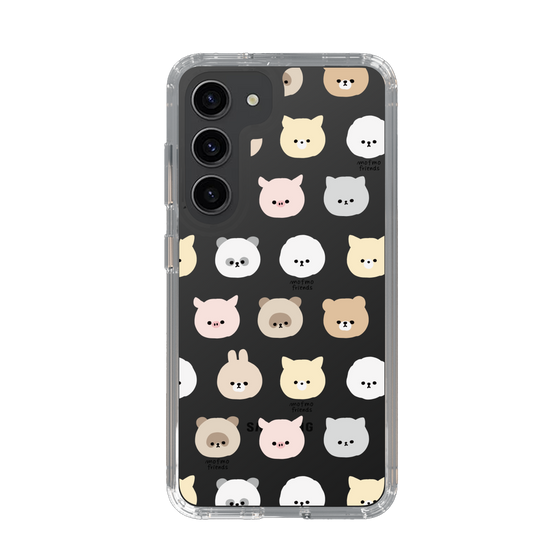 スリムプロテクションケース［ mofmofriends - フェイス ］