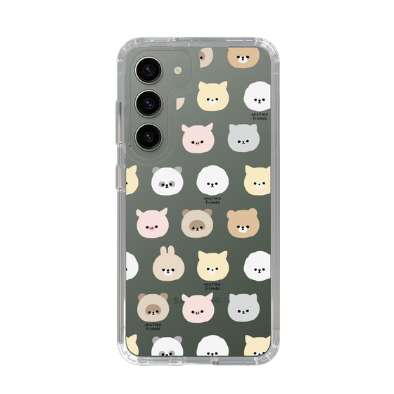スリムプロテクションケース［ mofmofriends - フェイス ］