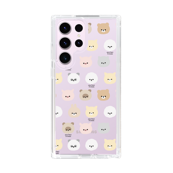 スリムプロテクションケース［ mofmofriends - フェイス ］