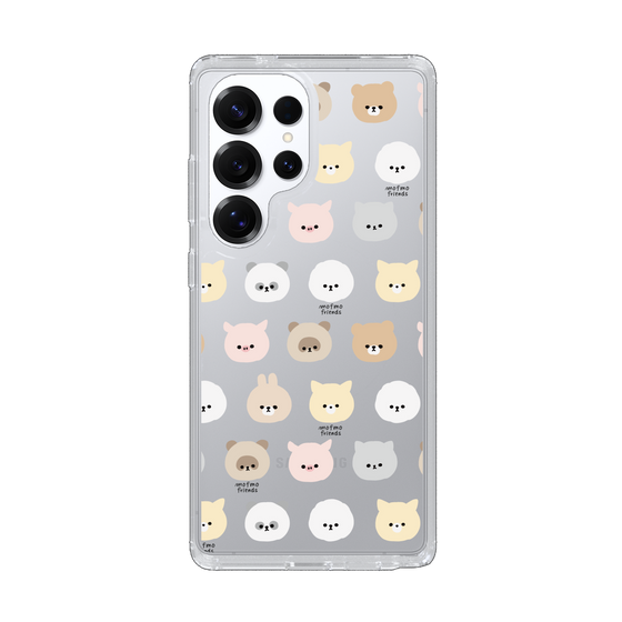 スリムプロテクションケース［ mofmofriends - フェイス ］