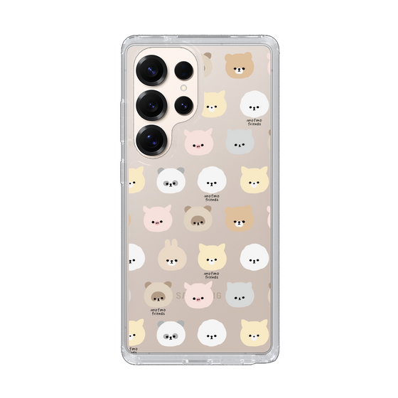 スリムプロテクションケース［ mofmofriends - フェイス ］
