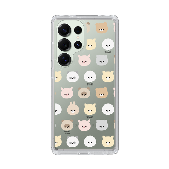 スリムプロテクションケース［ mofmofriends - フェイス ］