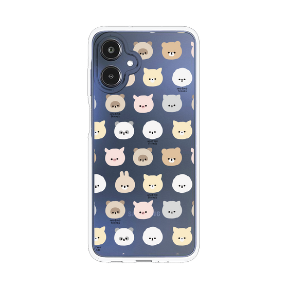 スリムプロテクションケース［ mofmofriends - フェイス ］