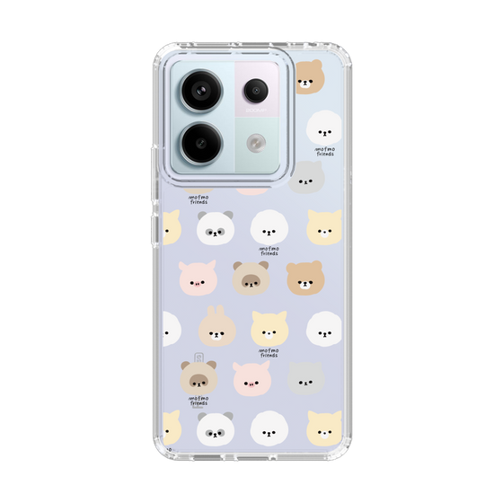 スリムプロテクションケース［ mofmofriends - フェイス ］