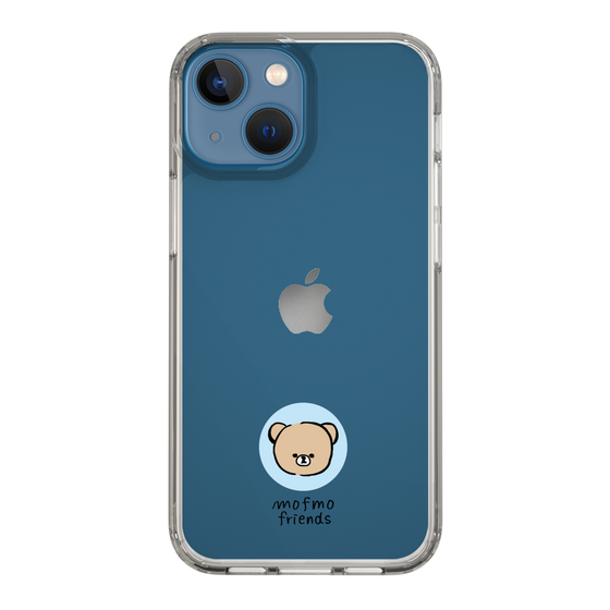 スリムプロテクションケース［ mofmofriends - アイコン - クマ ］