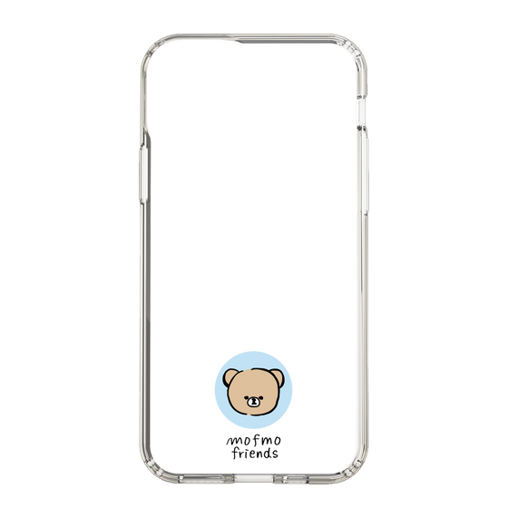 スリムプロテクションケース［ mofmofriends - アイコン - クマ ］