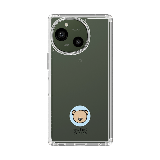 スリムプロテクションケース［ mofmofriends - アイコン - クマ ］