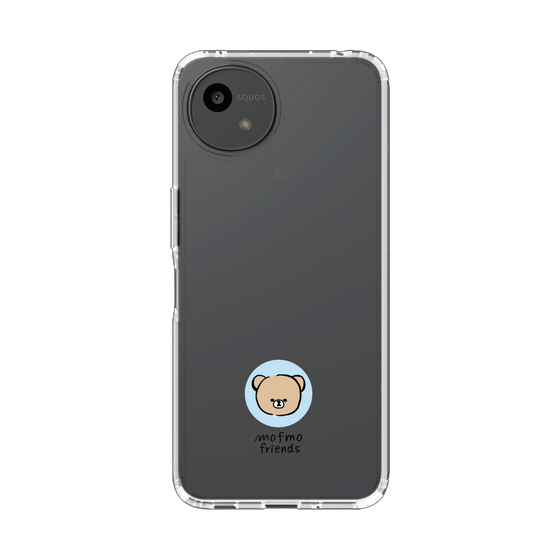 スリムプロテクションケース［ mofmofriends - アイコン - クマ ］