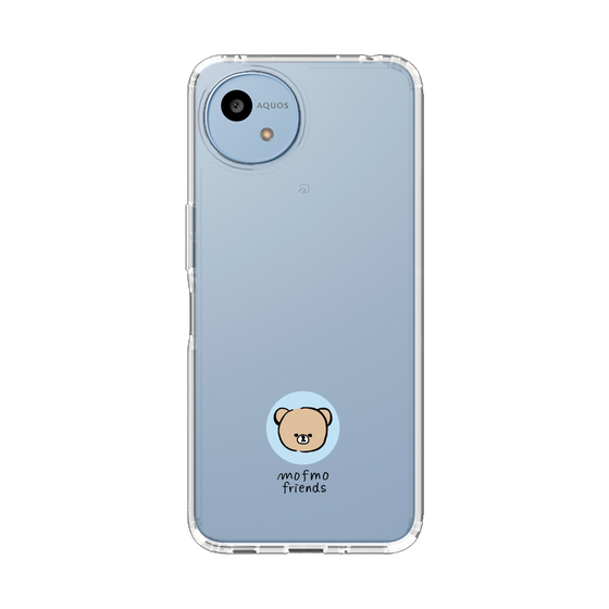 スリムプロテクションケース［ mofmofriends - アイコン - クマ ］