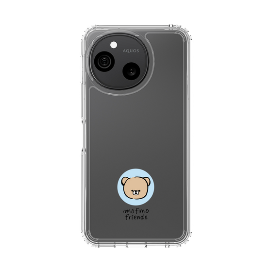 スリムプロテクションケース［ mofmofriends - アイコン - クマ ］