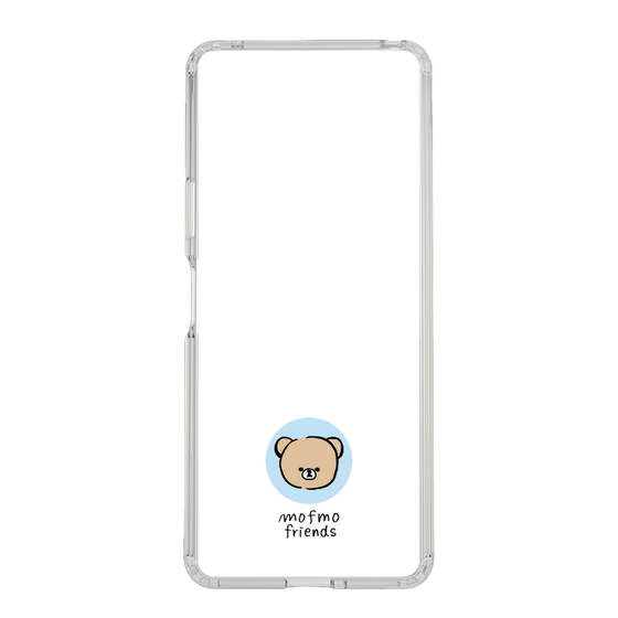 スリムプロテクションケース［ mofmofriends - アイコン - クマ ］