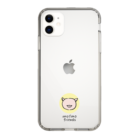 スリムプロテクションケース［ mofmofriends - アイコン - マイクロブタ ］