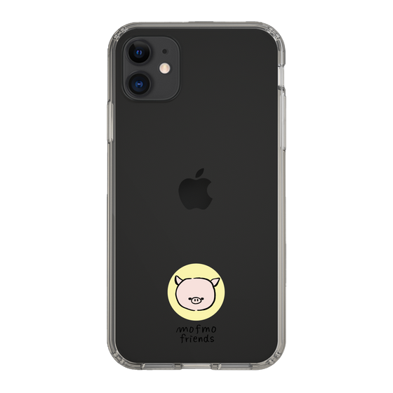 スリムプロテクションケース［ mofmofriends - アイコン - マイクロブタ ］