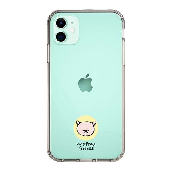スリムプロテクションケース［ mofmofriends - アイコン - マイクロブタ ］