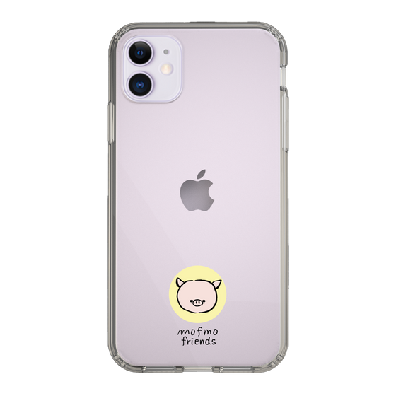 スリムプロテクションケース［ mofmofriends - アイコン - マイクロブタ ］