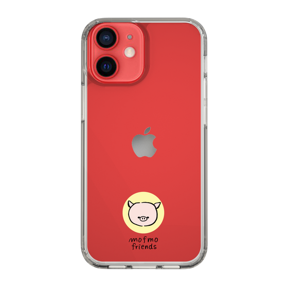 スリムプロテクションケース［ mofmofriends - アイコン - マイクロブタ ］