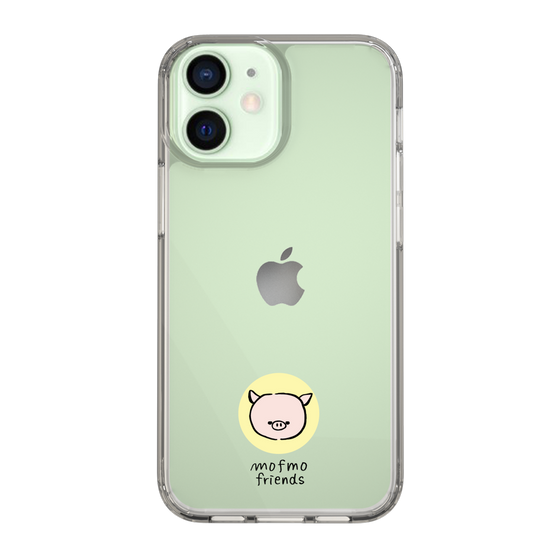 スリムプロテクションケース［ mofmofriends - アイコン - マイクロブタ ］