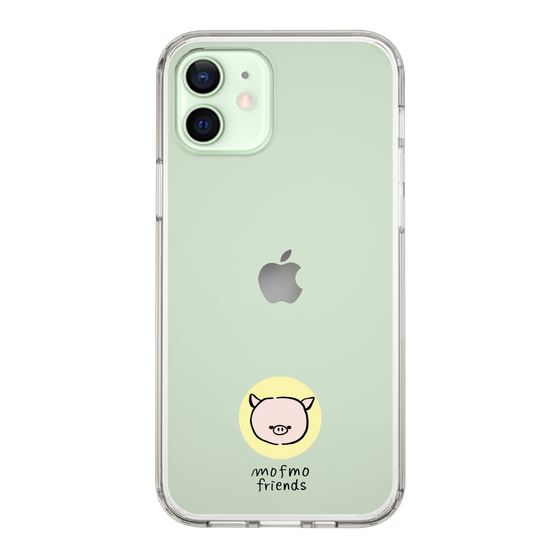 スリムプロテクションケース［ mofmofriends - アイコン - マイクロブタ ］