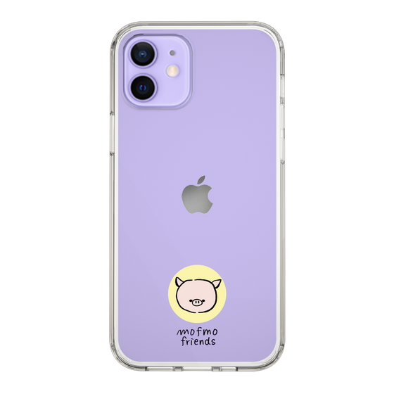 スリムプロテクションケース［ mofmofriends - アイコン - マイクロブタ ］