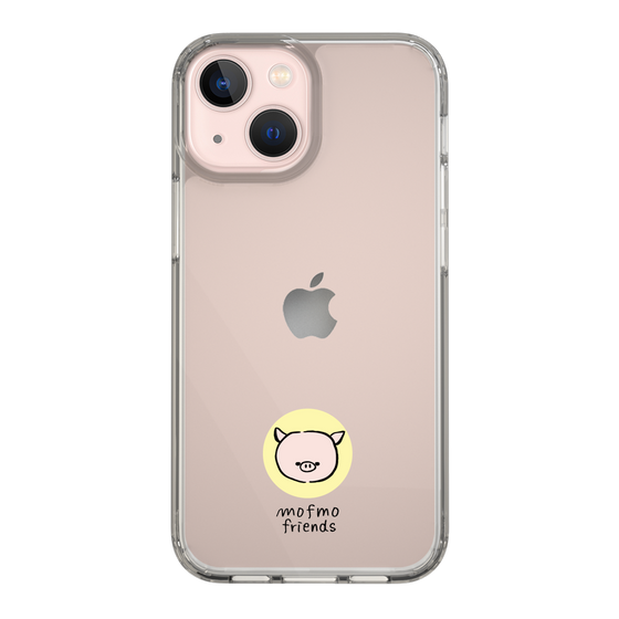スリムプロテクションケース［ mofmofriends - アイコン - マイクロブタ ］