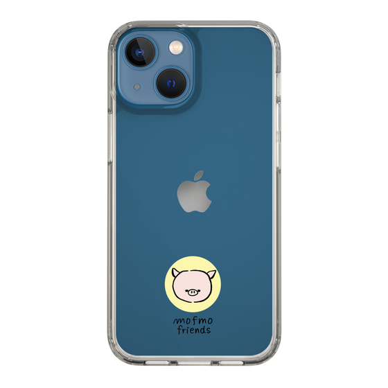 スリムプロテクションケース［ mofmofriends - アイコン - マイクロブタ ］