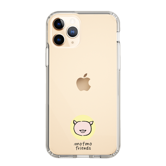 スリムプロテクションケース［ mofmofriends - アイコン - マイクロブタ ］
