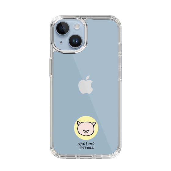 スリムプロテクションケース［ mofmofriends - アイコン - マイクロブタ ］