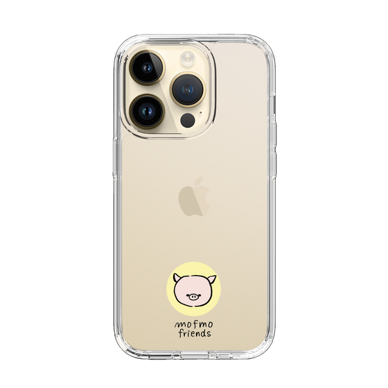 スリムプロテクションケース［ mofmofriends - アイコン - マイクロブタ ］