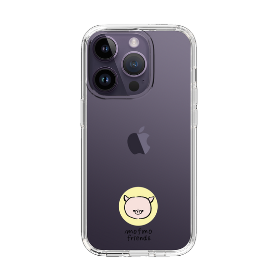 スリムプロテクションケース［ mofmofriends - アイコン - マイクロブタ ］