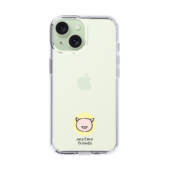 スリムプロテクションケース［ mofmofriends - アイコン - マイクロブタ ］