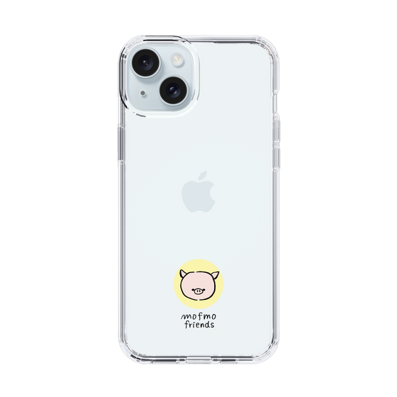 スリムプロテクションケース［ mofmofriends - アイコン - マイクロブタ ］